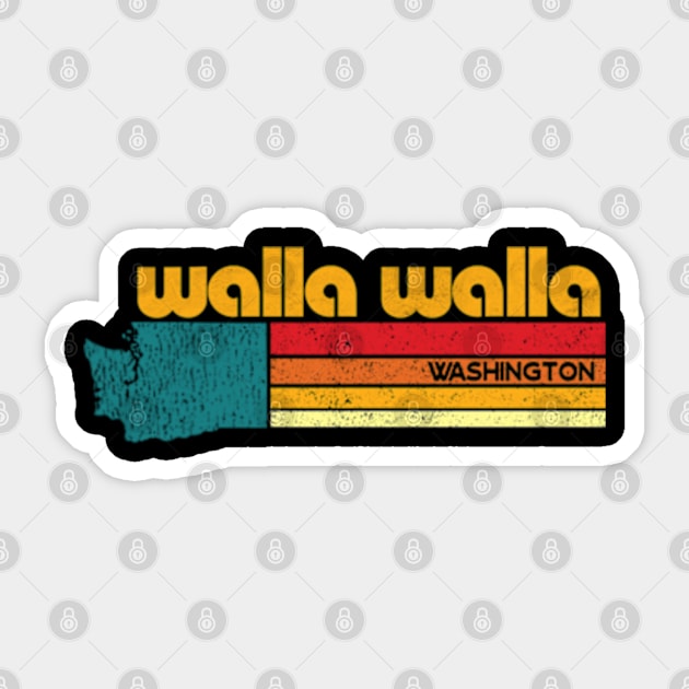 walla walla Washington Retro Sticker by DarkStile